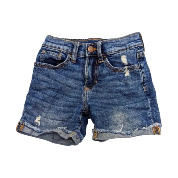 Old Navy Denim Shorts Jean Jorts Distressed Spring Summer Girls Size 8 - Picture 1 of 4